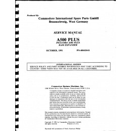 Servicehandbuch für Amiga...