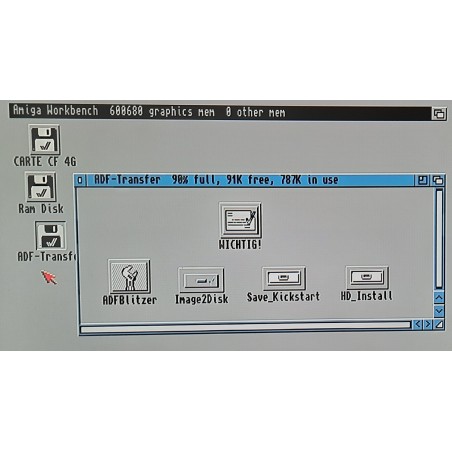 PCMCIA CompactFlash Transfer Software for Amiga 600 / 1200