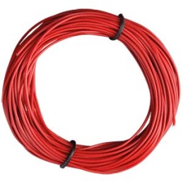 Red Insulated Copper Wire – 0.14 mm², 3 m