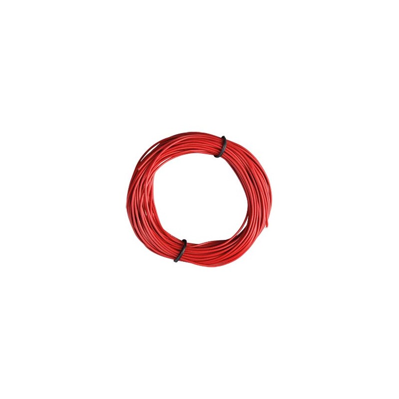 Red Insulated Copper Wire – 0.14 mm², 3 m