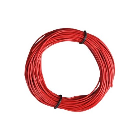 Red Insulated Copper Wire – 0.14 mm², 3 m