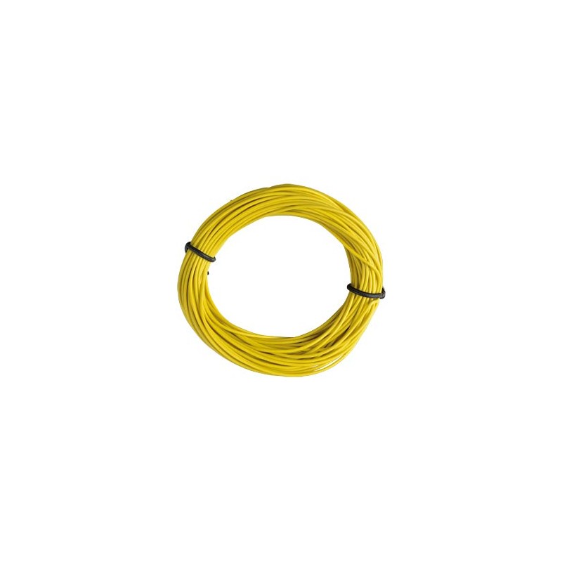 Yellow Insulated Copper Wire – 0.14 mm², 3 m