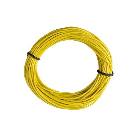 Yellow Insulated Copper Wire – 0.14 mm², 3 m