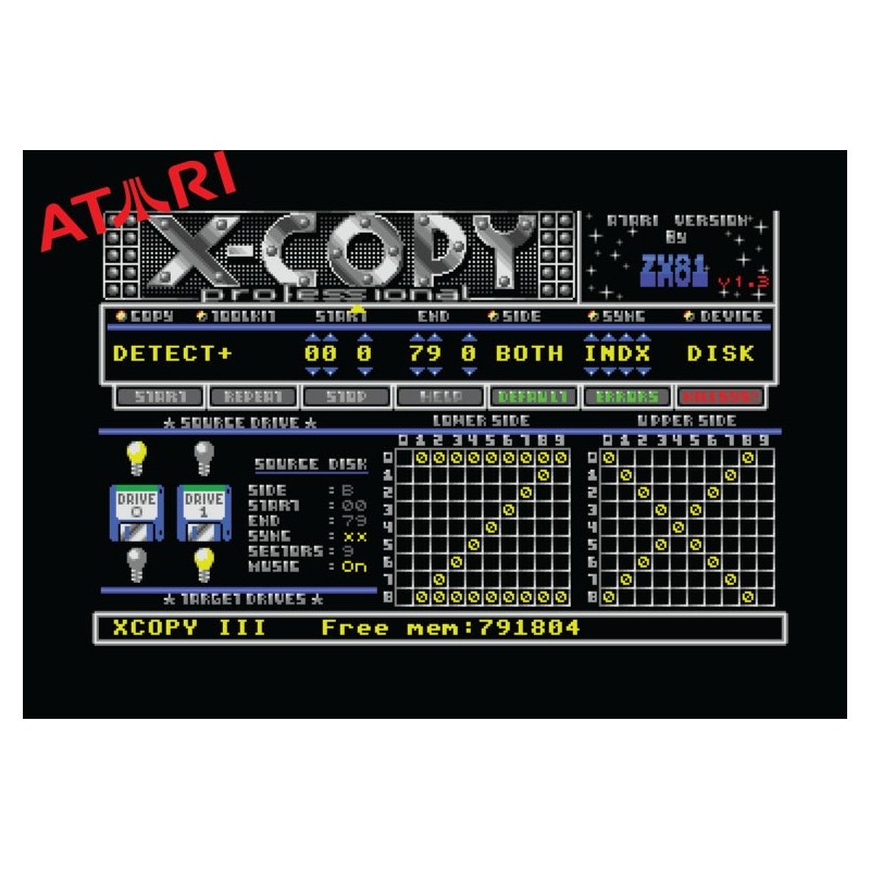 ATARI XCOPY III v1.3 – Disketten-Kopierprogramm