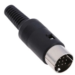Male DIN13 Video Connector