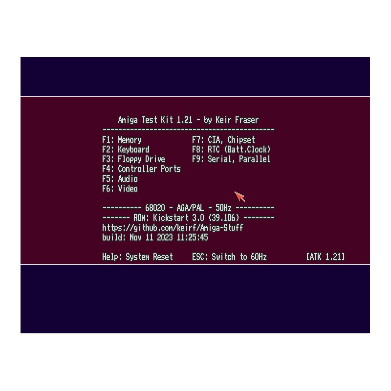 Amiga Test Kit v1.21 – Diagnostic Utility Download