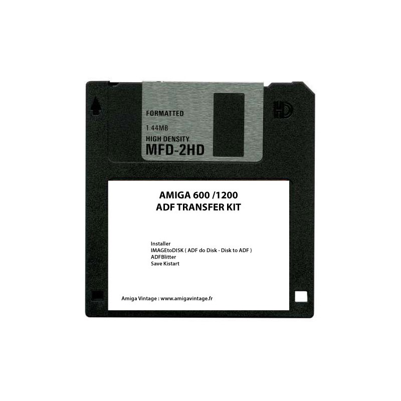 Transfert adf Pcmcia Cf Compact Flash Commodore Amiga 600 Ou 1200