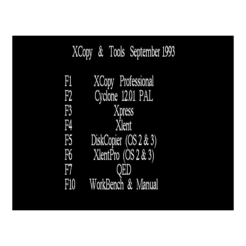 X-Copy Professional & Tools – September 1993