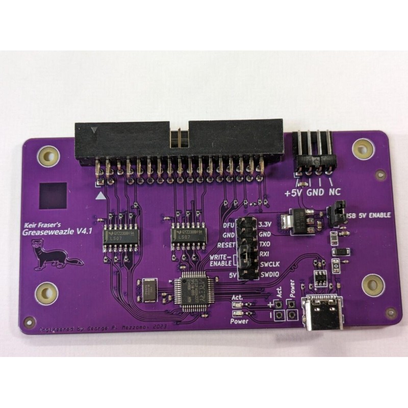 Greaseweazle V4.1 USB Floppy Disk Adapter