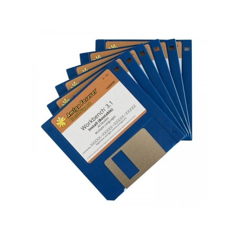Workbench 3.1 – Cloanto Licensed 6-Disk Set