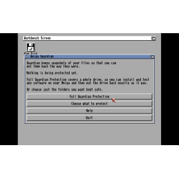 Amiga Guardian 1.0 – Snapshot and Restore Utility for Amiga