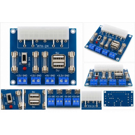 24-polige ATX-Adapterplatine – PC- und Amiga-Projekte