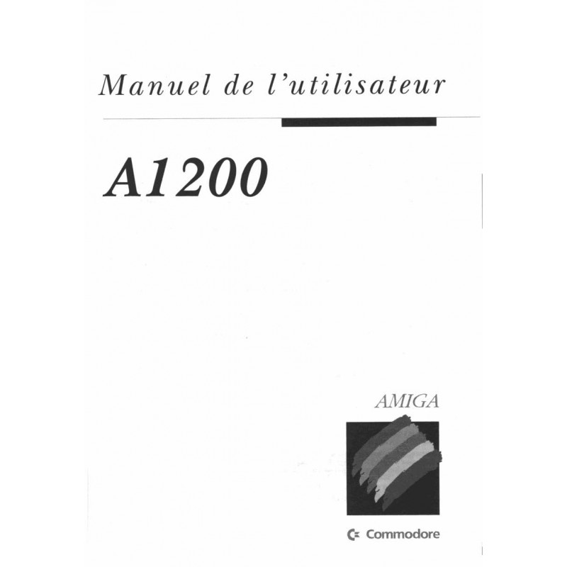 Amiga A1200 Manual