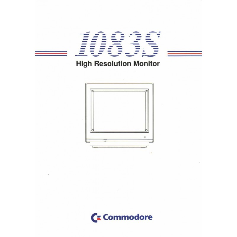 Commodore 1083S Monitor Manual