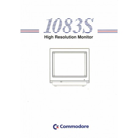 Handbuch für den Commodore-1083S-Monitor