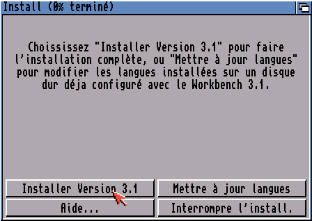 Installation du Workbench 3.1