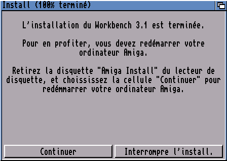 Installation du Workbench 3.1